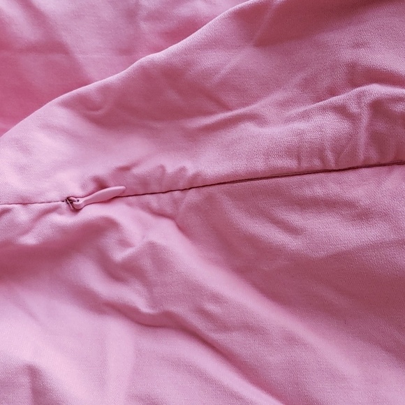 Belle Poque Retro Vintage Short Sleeve Off Shoulder Swing Dress in Pink Size S - Picture 8 of 9